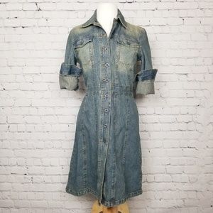 NWOT - Bik Bok | Vintage Denim Jean Dress/Jacket